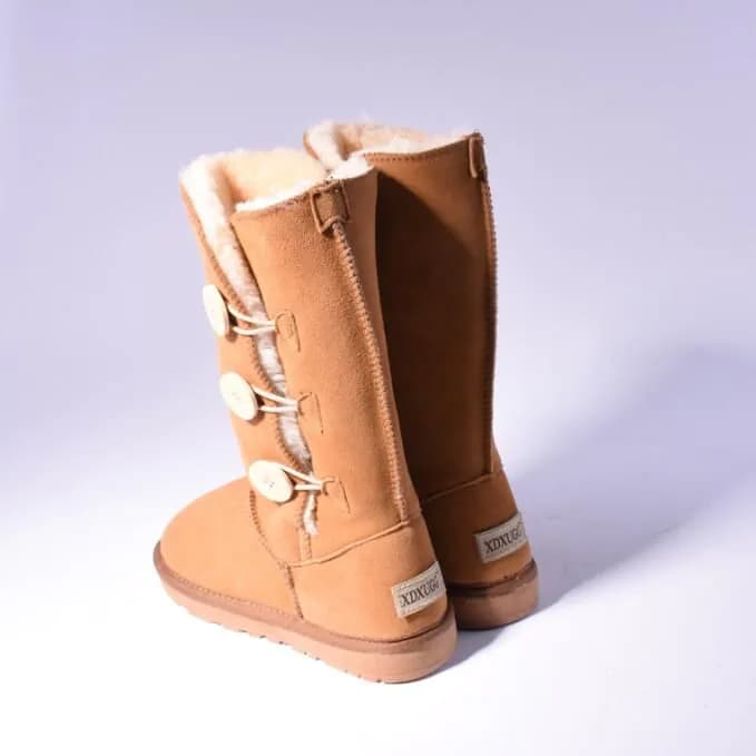 image-2021 HOT SELL CLASSIC DESIGN TALL 3 BUTTON WOMEN SNOW BOOTS U187300