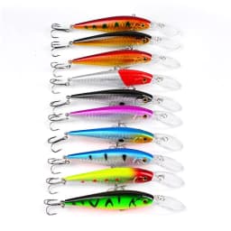 image-Top walleye Crankbaits Lake Fishing lures 11.5cm 10.5g Minnow Plastic