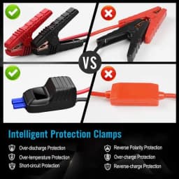 image-800A Peak 18000mAh Portable Car Jump Starter Battery Booster