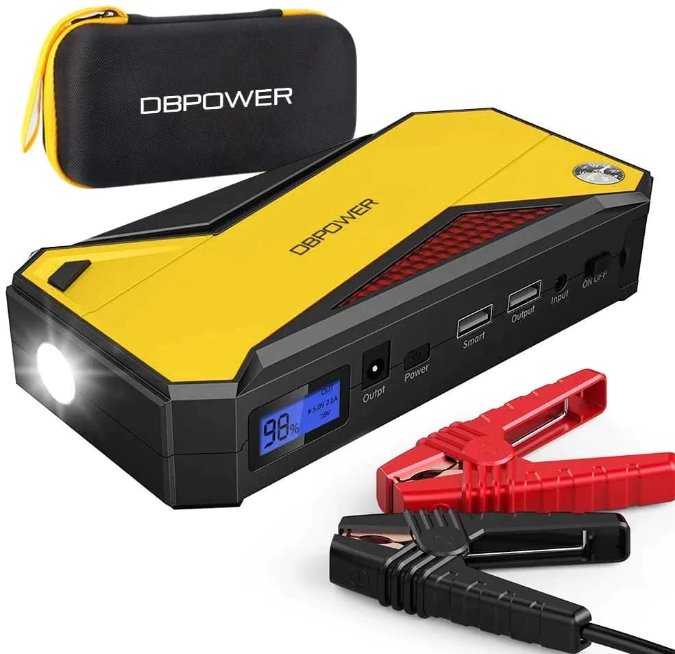 image-800A Peak 18000mAh Portable Car Jump Starter Battery Booster