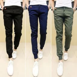 image-Mens Skinny Joggers Chinos Slim Pants Men Trousers Hip Hop Pantalones