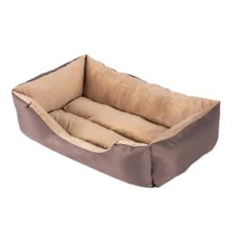 image-kennels & pens Large Size Pet Bed Dog Mat Cat Pad Soft PP Cotton Brown