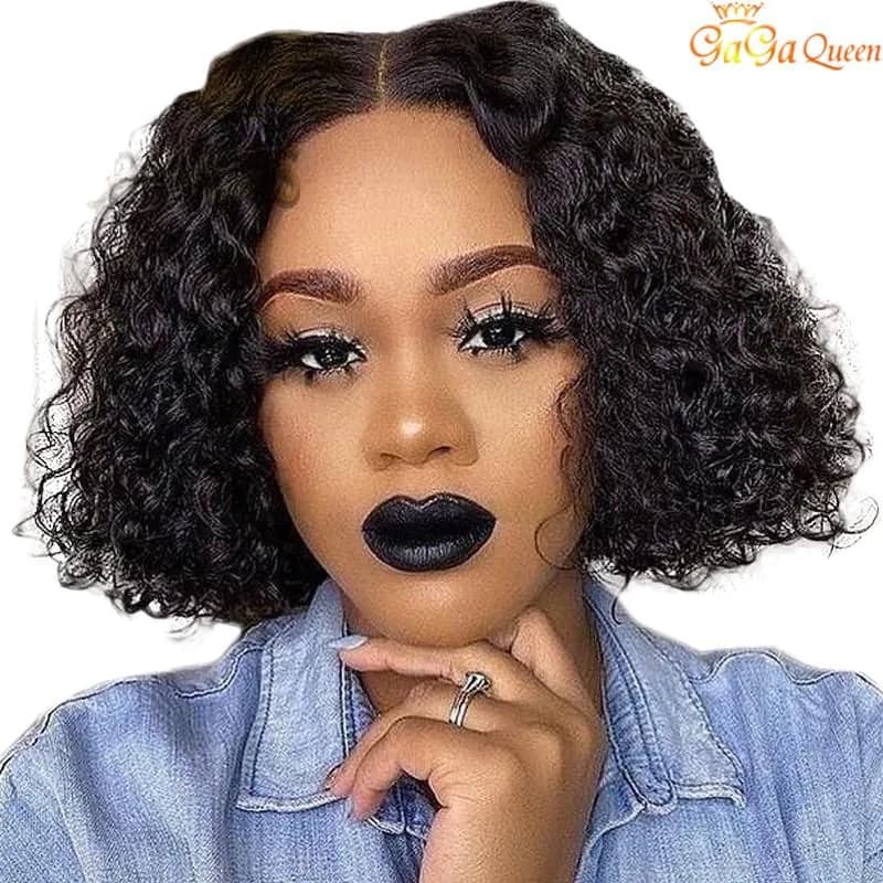 image-13x4 lace frontal water wave human hair wigs brazilian curly hair wigs