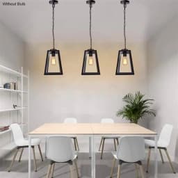 image-Newest Design Wide Pressure American Wrought Iron Glass Chandelier E26