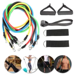 image-11Pcs Resistances Band Set Fitness Equipment