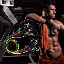 image-11Pcs Resistances Band Set Fitness Equipment