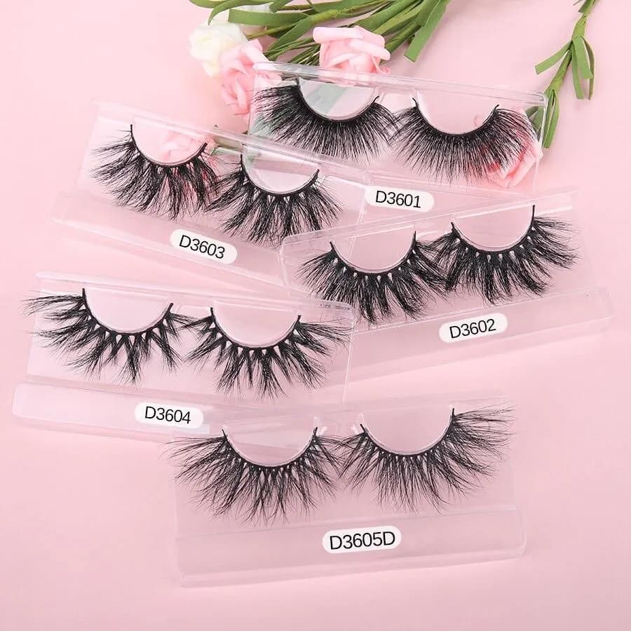 image-3D Mink Eyelashes Wholesale 30/40//50 Pairs Fuffly Luxury False