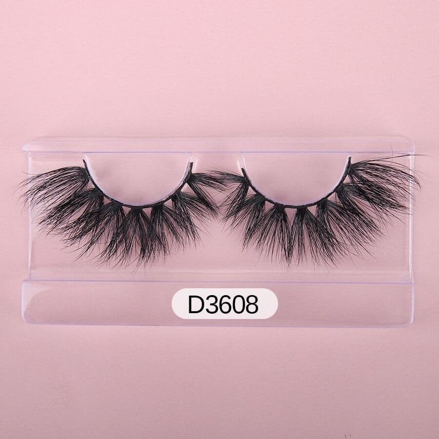 image-3D Mink Eyelashes Wholesale 30/40//50 Pairs Fuffly Luxury False