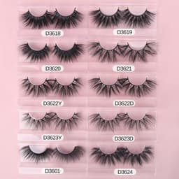 image-3D Mink Eyelashes Wholesale 30/40//50 Pairs Fuffly Luxury False