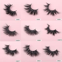 image-3D Mink Eyelashes Wholesale 30/40//50 Pairs Fuffly Luxury False