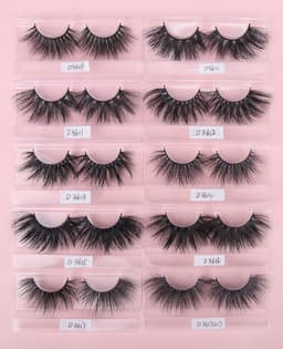 image-3D Mink Eyelashes Wholesale 30/40//50 Pairs Fuffly Luxury False