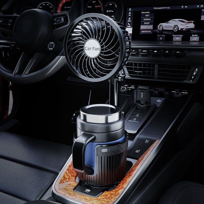 image-Supplies Car Water Cup Holder Fan