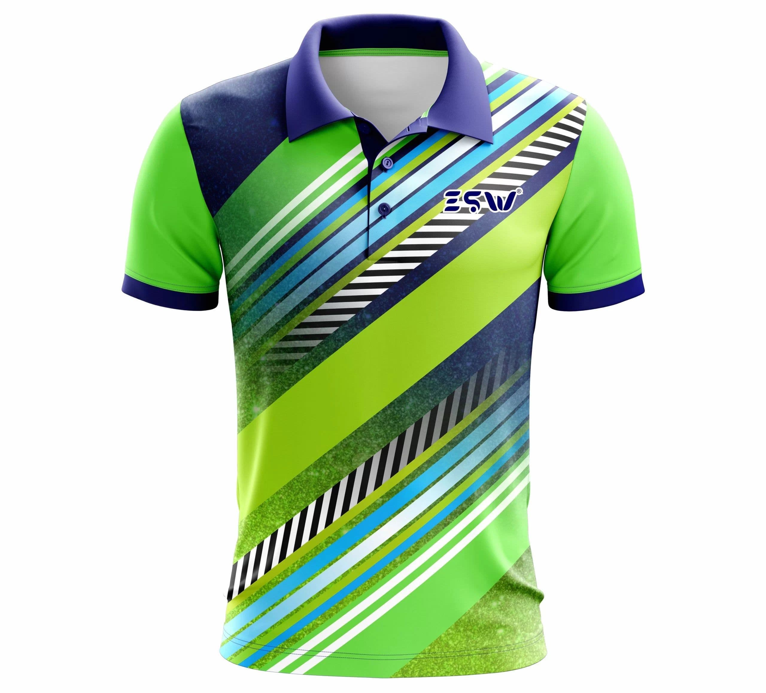 image-Men's Cricket T-Shirt New Pattern Cricket Sports Jersey