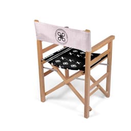 image-Duality Home, Pink & Black Mudcloth, Outdoor, Director's Chair