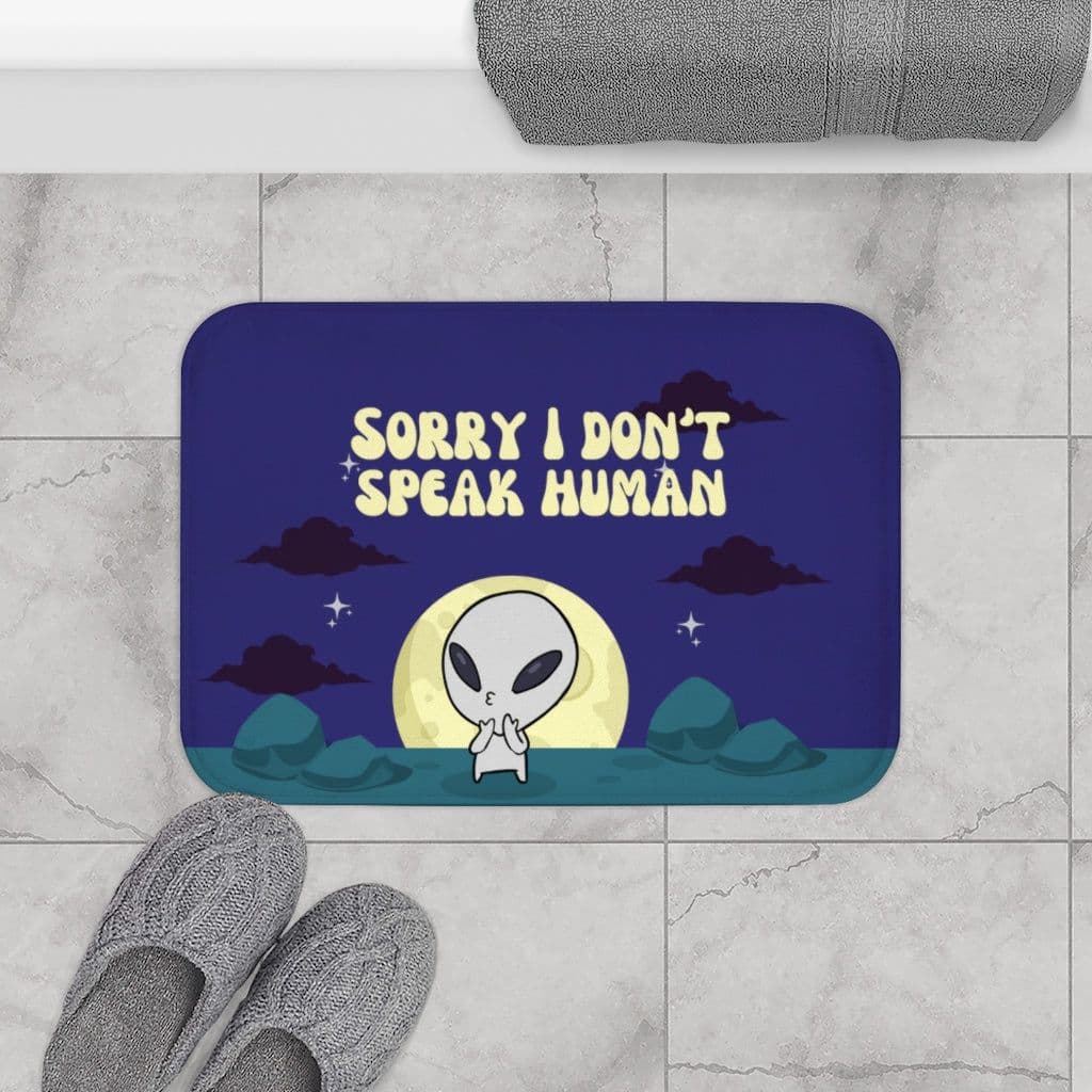 image-Funny Alien Bath Mat