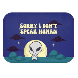 image-Funny Alien Bath Mat