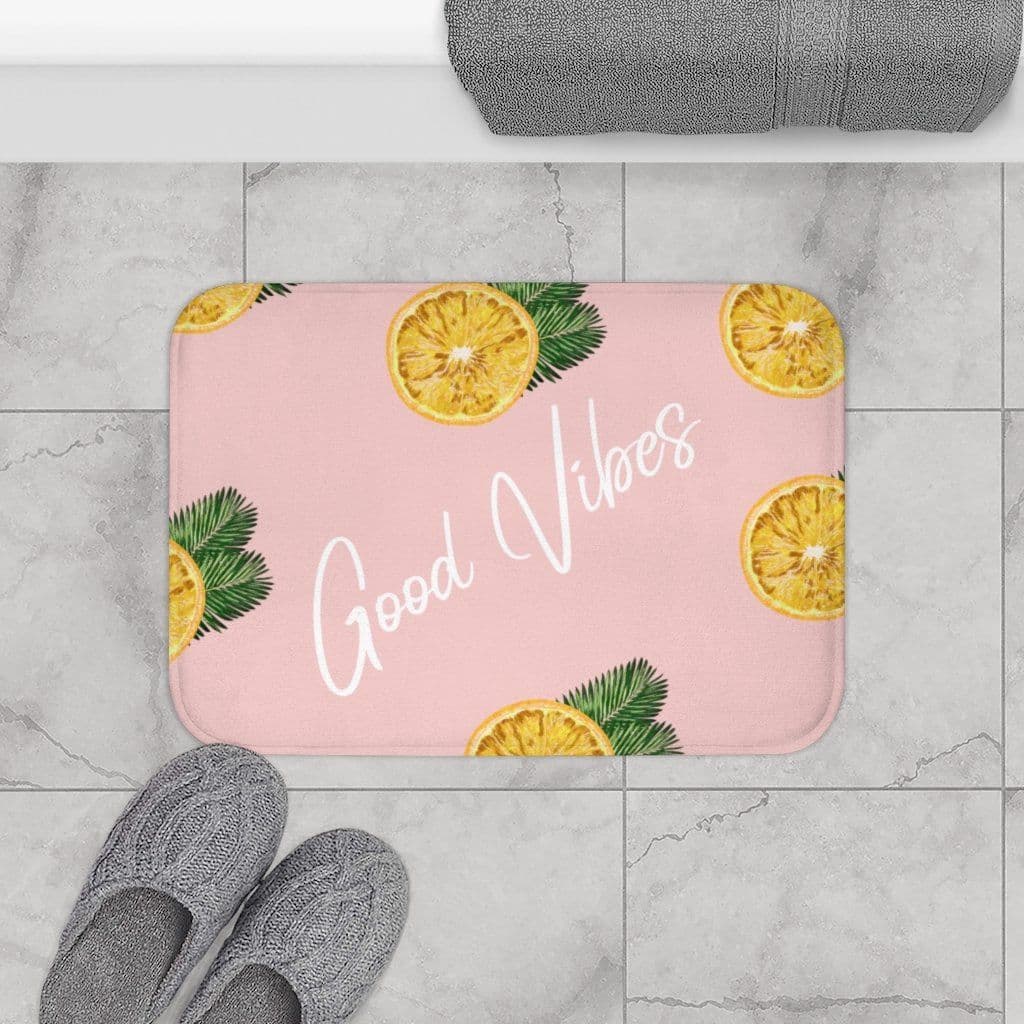 image-Good Vibes Lemon Bath Mat