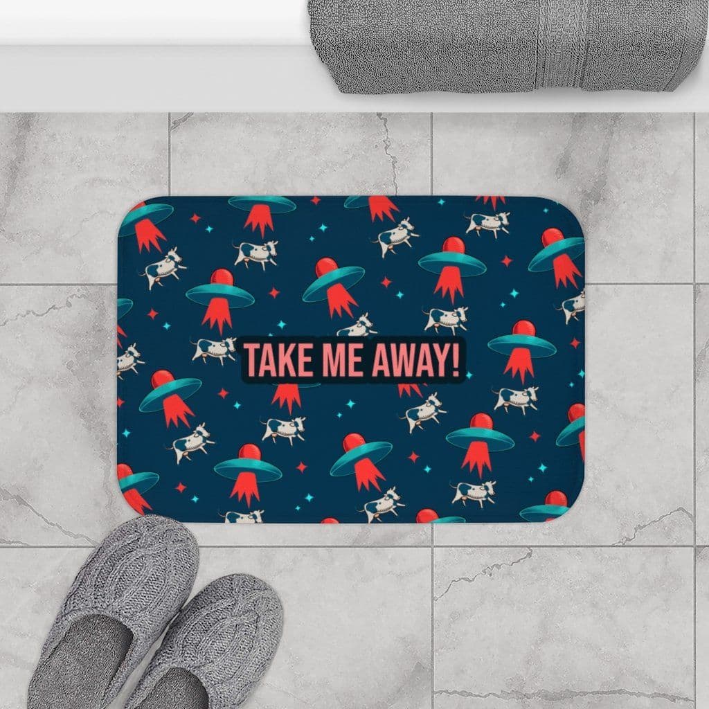 image-Aliens & Cows Bath Mat Home Accents