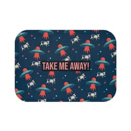 image-Aliens & Cows Bath Mat Home Accents