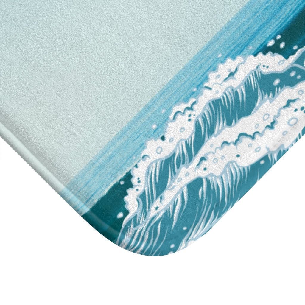 image-Ocean Waves Bath Mat