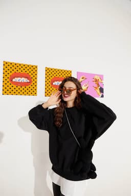 image-Harajuku Solid Pure Casual Pullover Sweatshirt Women,Autumn Vintage
