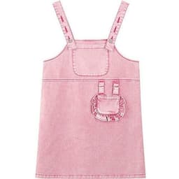 image-Solid Pure High Waist Casual Women Overall Skirts,Spring ELF Vintage