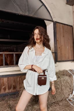 image-Solid Pure Chic Single Breasted Casual Shirt Women,Autumn Vintage Full