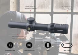 image-Vector Optics Continental 1-6x28 HD FFP Hunting Riflescope 1/10 MIL