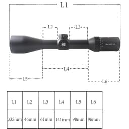 image-Optics Continental HD 2-12x50 Hunting Scopes 1/4 MOA Rifle Scope