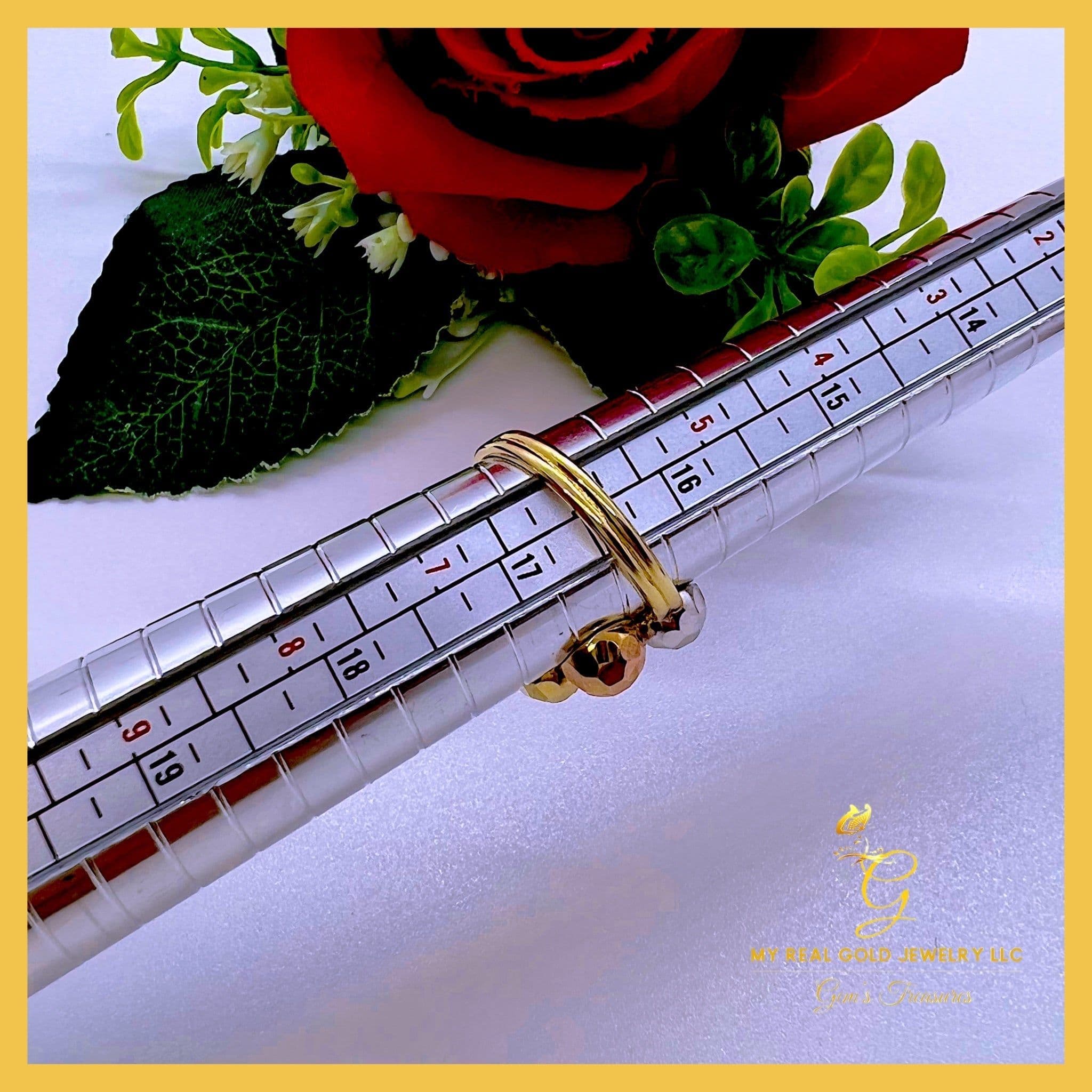 image-18K Real Gold Ring size 6
