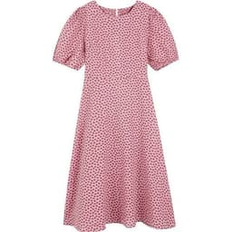 image-Love Print Casual Midi Holiday Dresses Women,Summer Vintage Short