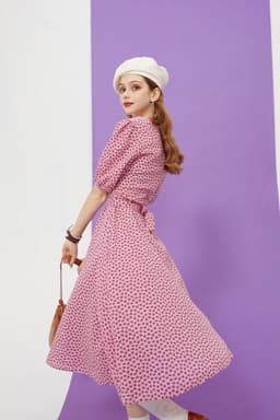 image-Love Print Casual Midi Holiday Dresses Women,Summer Vintage Short