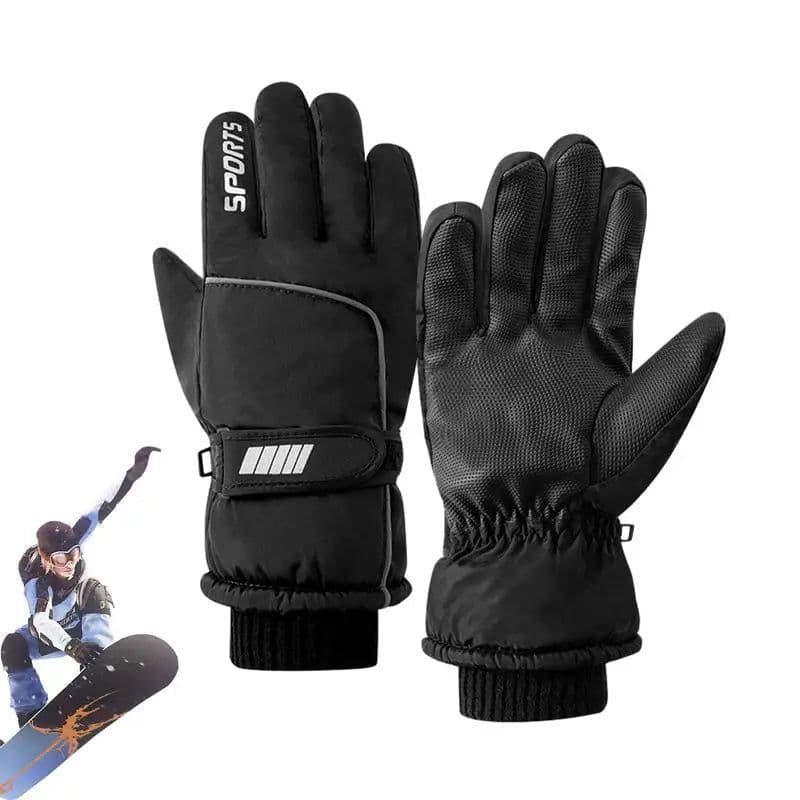 image-Men Winter Waterproof Cycling Gloves Outdoor Sports Running Motorcycle