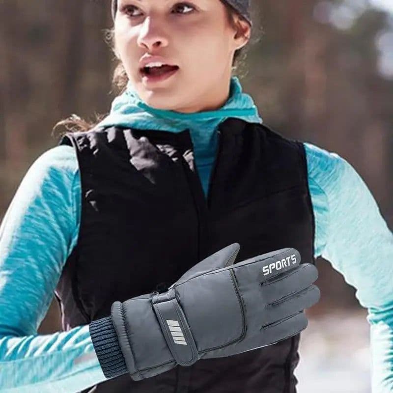 image-Men Winter Waterproof Cycling Gloves Outdoor Sports Running Motorcycle