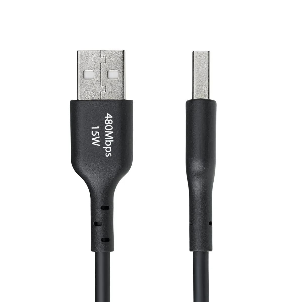 image-USB Cable Startech USB2AC2MNC Black 2 m