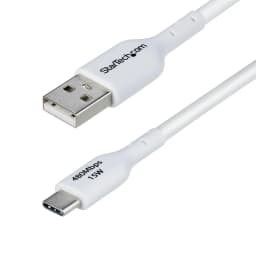 image-USB Cable Startech USB2AC3MNCWHE White 3 m