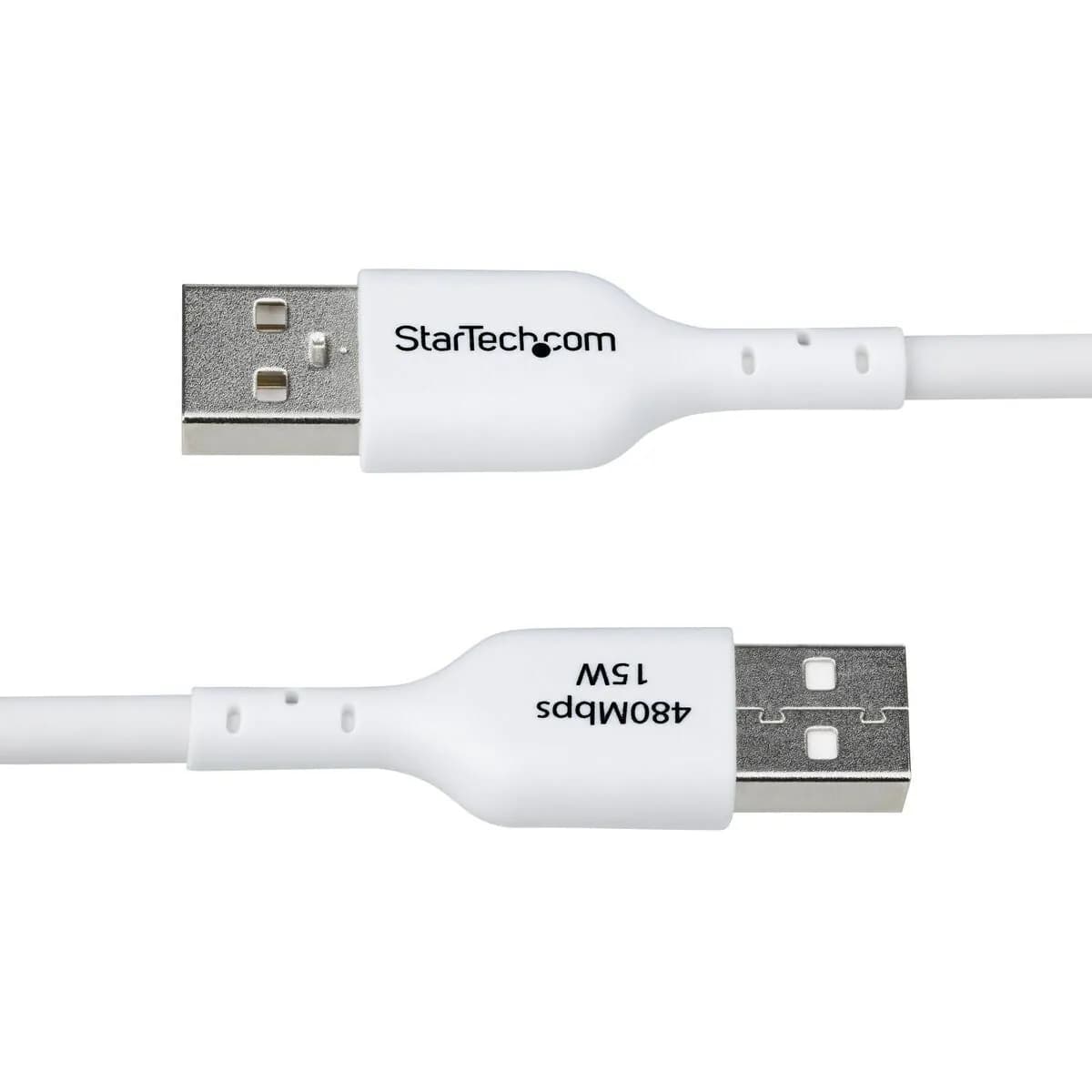 image-USB Cable Startech USB2AC3MNCWHE White 3 m