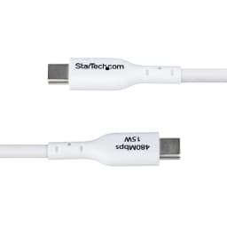 image-USB Cable Startech USB2AC3MNCWHE White 3 m