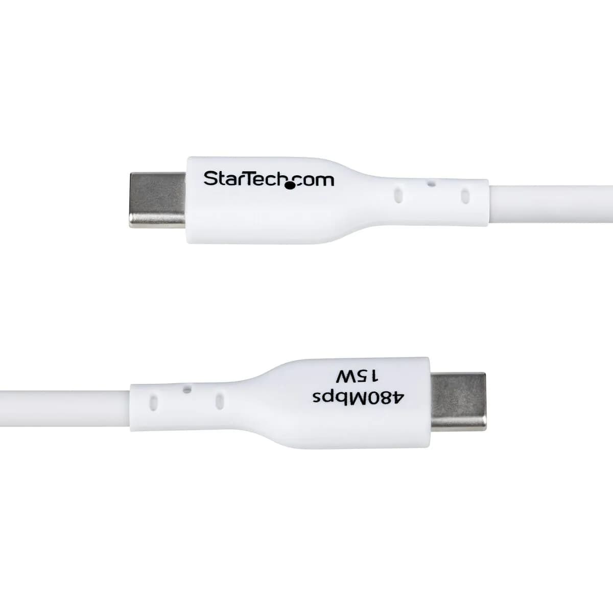 image-USB Cable Startech USB2AC3MNCWHE White 3 m