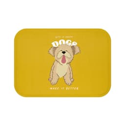 image-Life is Great, Dogs Make it Better Bath Mat