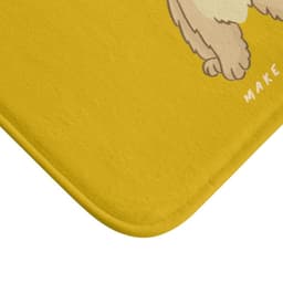 image-Life is Great, Dogs Make it Better Bath Mat