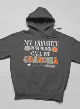 image-Favorite Pumpkins Call Me Grandma Hoodie