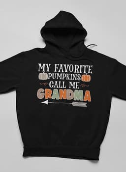image-Favorite Pumpkins Call Me Grandma Hoodie