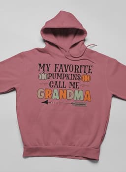 image-Favorite Pumpkins Call Me Grandma Hoodie