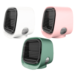 image-Portable USB Air Cooler Fan Mini Desktop Air Conditioner