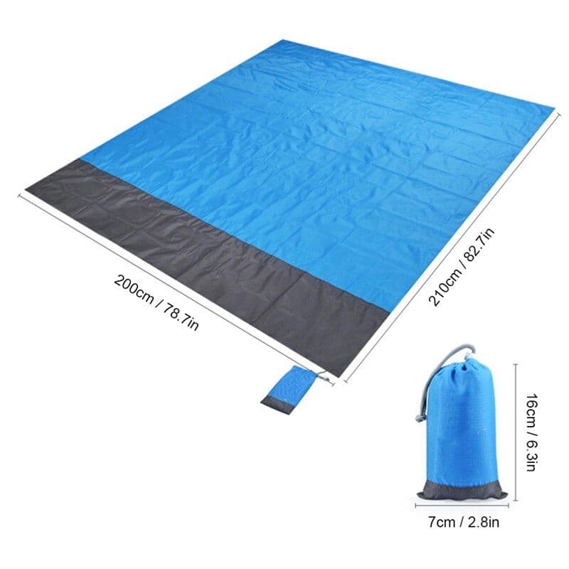 image-Portable Waterproof Picnic Mat Beach Mat Pocket Blanket