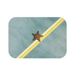 image-Starfish on the Beach Abstract Bath Mat Home Accents