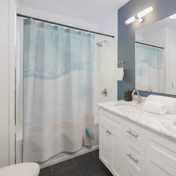 image-Beach & Surf Boards Shower Curtain