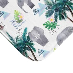 image-Lucky Elephant Bath Mat Home Accents