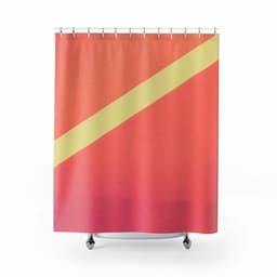image-Pink Gradient Abstract Shower Curtains Home Decor